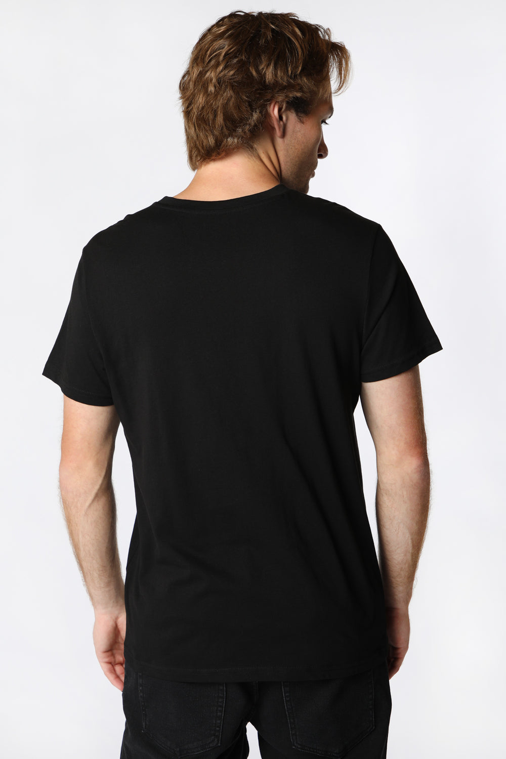 T-Shirt Imprimé Star Wars Mandalorian Homme Noir