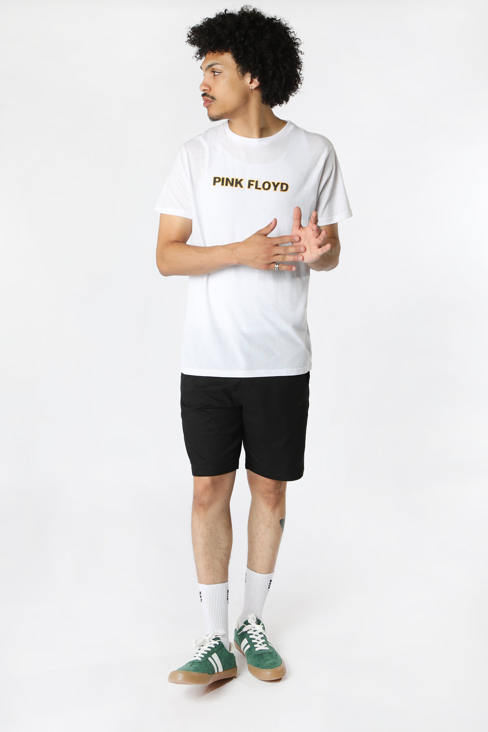 T-Shirt Imprimé Pink Floyd Homme Blanc