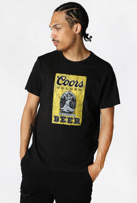 T-Shirt Imprimé Coors Golden Beer Homme