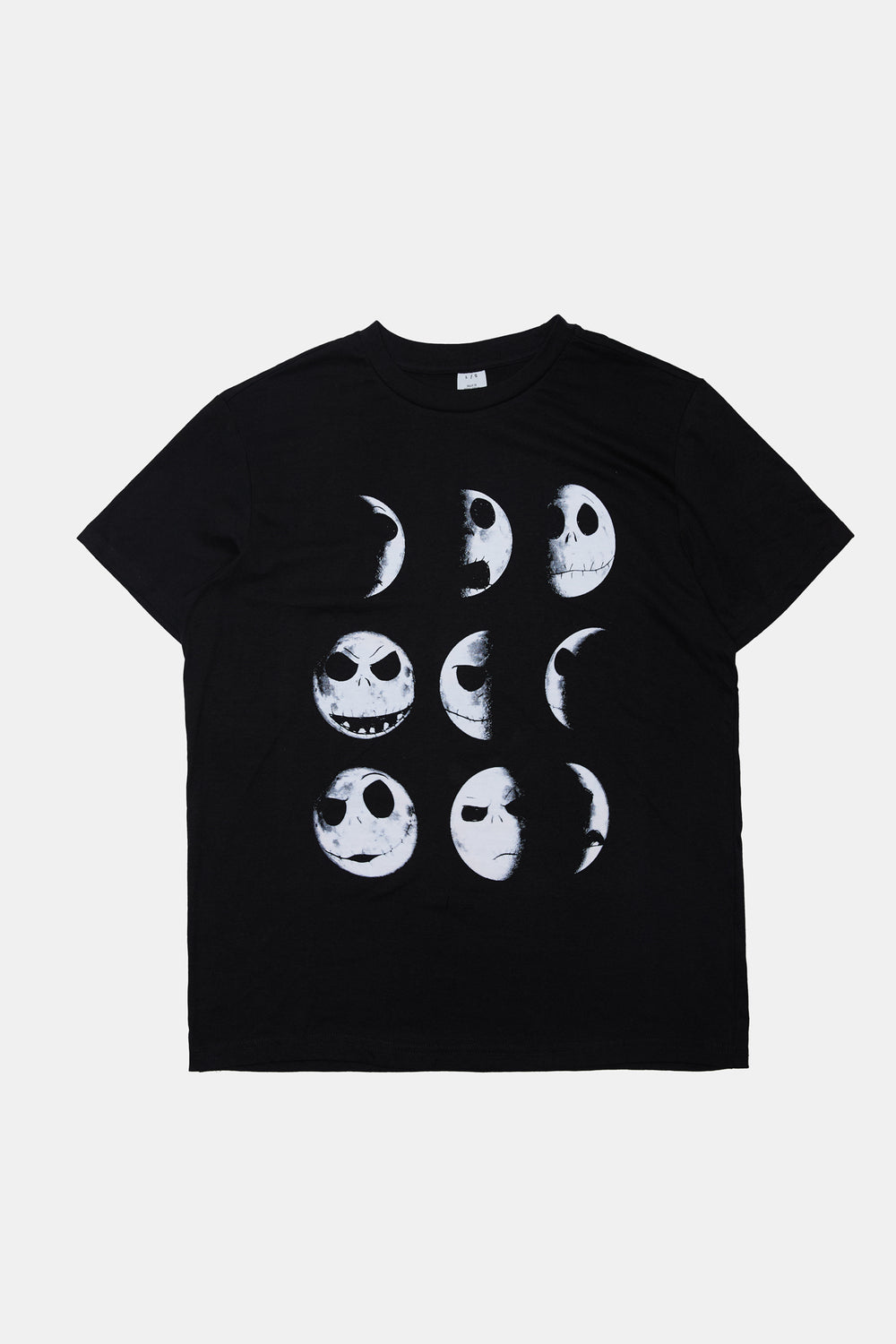 T-shirt imprimé phases de la lune Jack Skellington homme T-shirt imprimé phases de la lune Jack Skellington homme