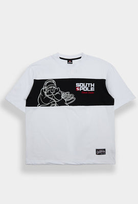T-shirt bicolore brodé Southpole Legacy