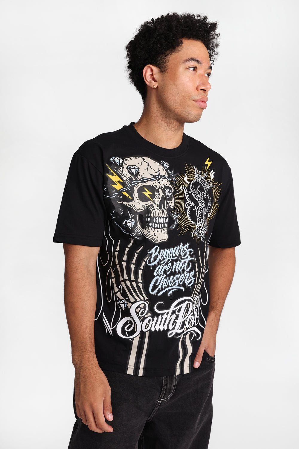 Southpole Beggars Are Not Choosers Graphic Tee Southpole Beggars Are Not Choosers Graphic Tee