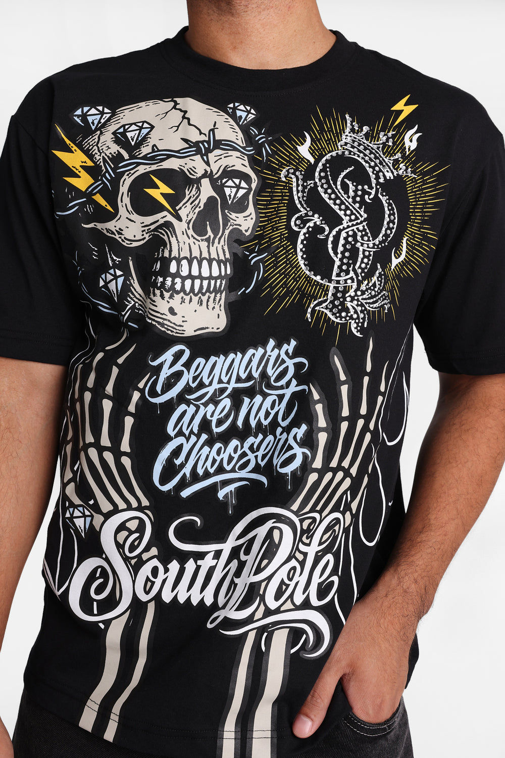 T-shirt imprimé Southpole Beggars Are Not Choosers T-shirt imprimé Southpole Beggars Are Not Choosers