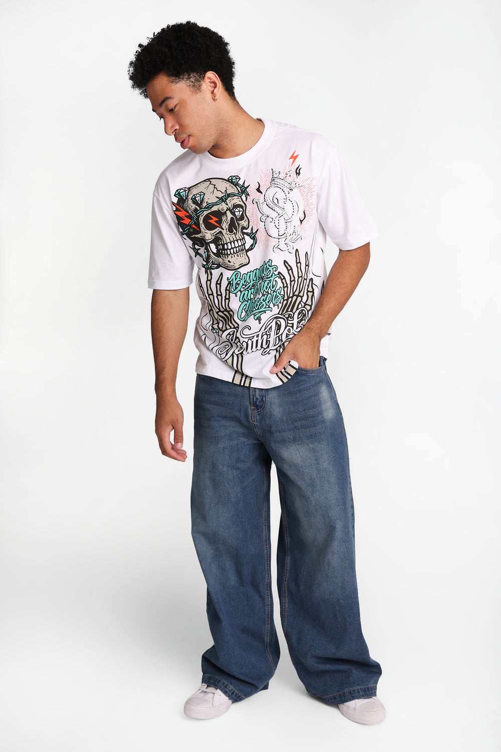 T-shirt imprimé Southpole Beggars Are Not Choosers T-shirt imprimé Southpole Beggars Are Not Choosers