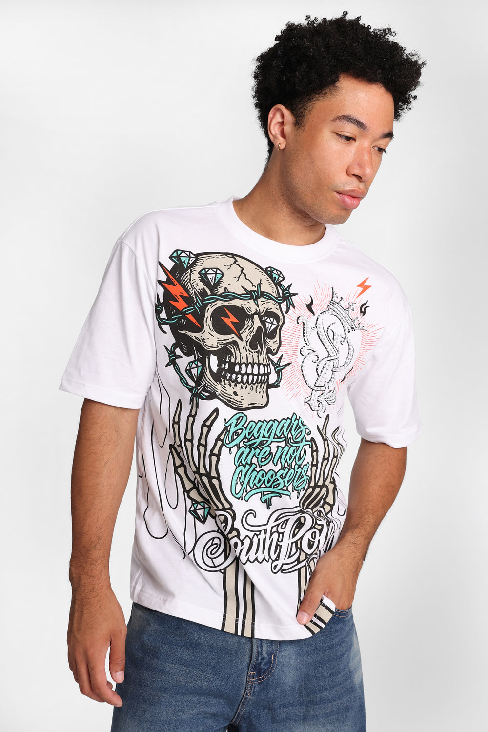 T-shirt imprimé Southpole Beggars Are Not Choosers T-shirt imprimé Southpole Beggars Are Not Choosers