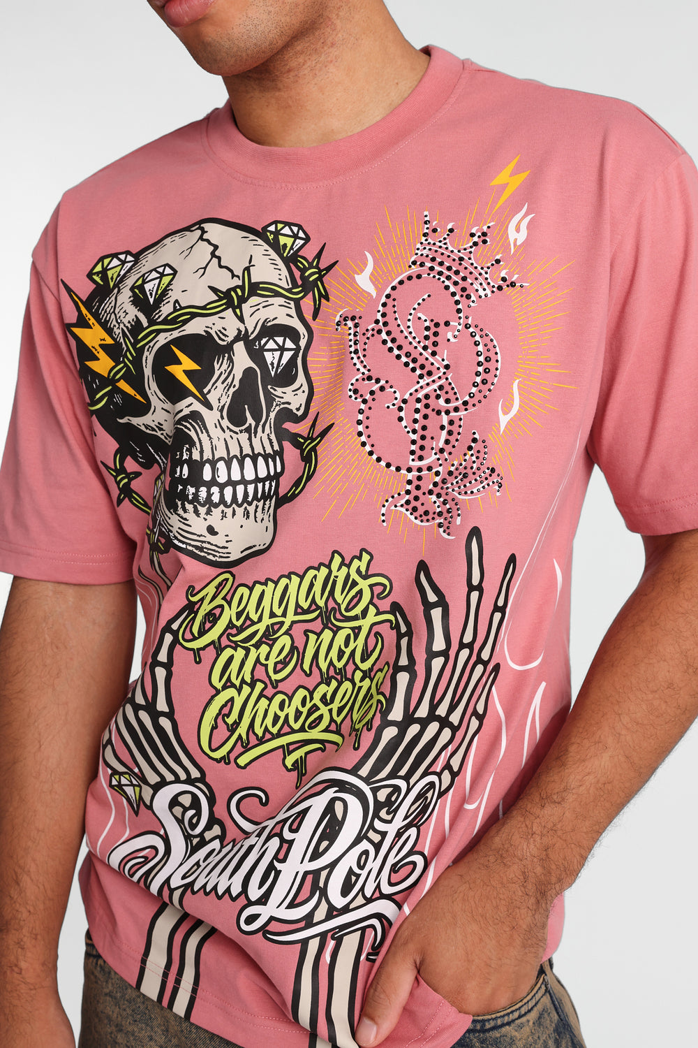 T-shirt imprimé Southpole Beggars Are Not Choosers T-shirt imprimé Southpole Beggars Are Not Choosers