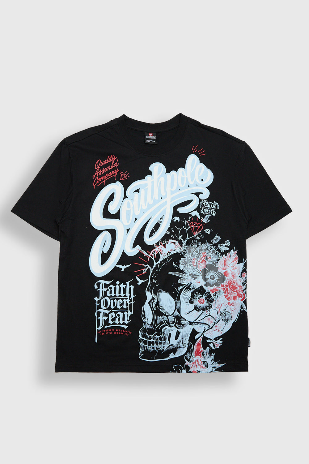 T-shirt imprimé Southpole Faith Over Fear T-shirt imprimé Southpole Faith Over Fear