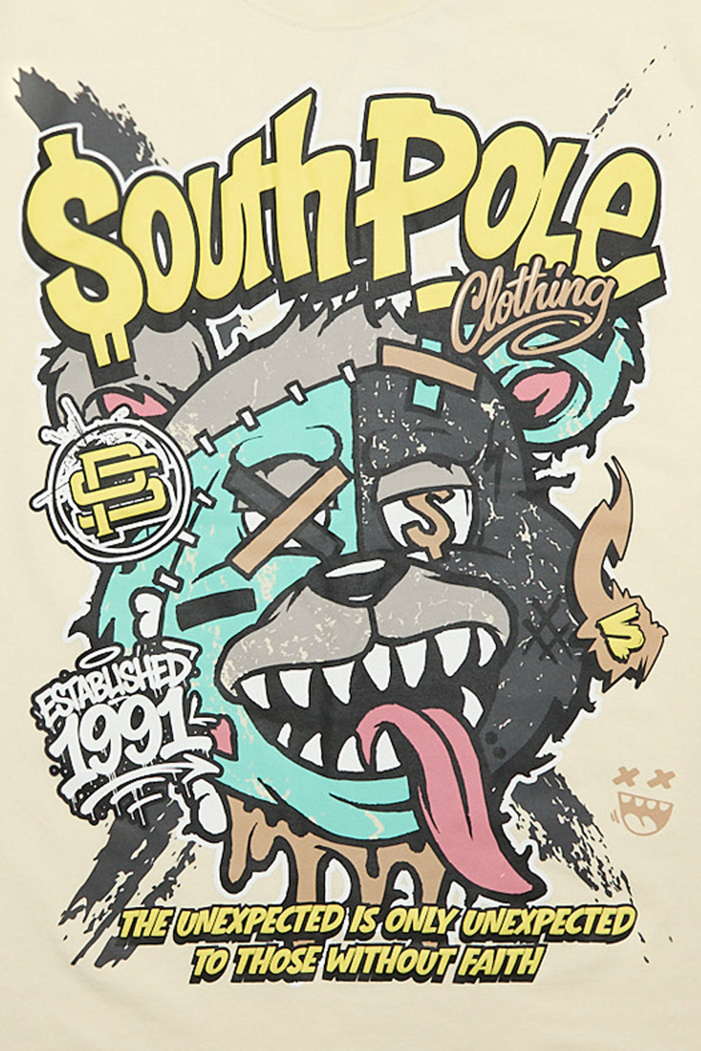 Southpole Established 1991 Puff Print Graphic Tee Southpole Established 1991 Puff Print Graphic Tee