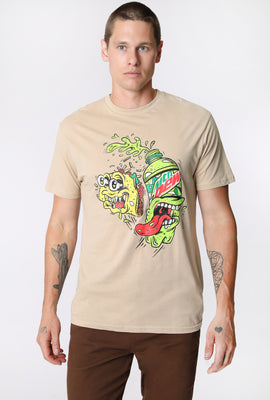 T-Shirt Imprimé Mountain Dew et Taco Homme