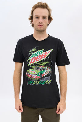 Mens Mtn Dew Race Car T-Shirt