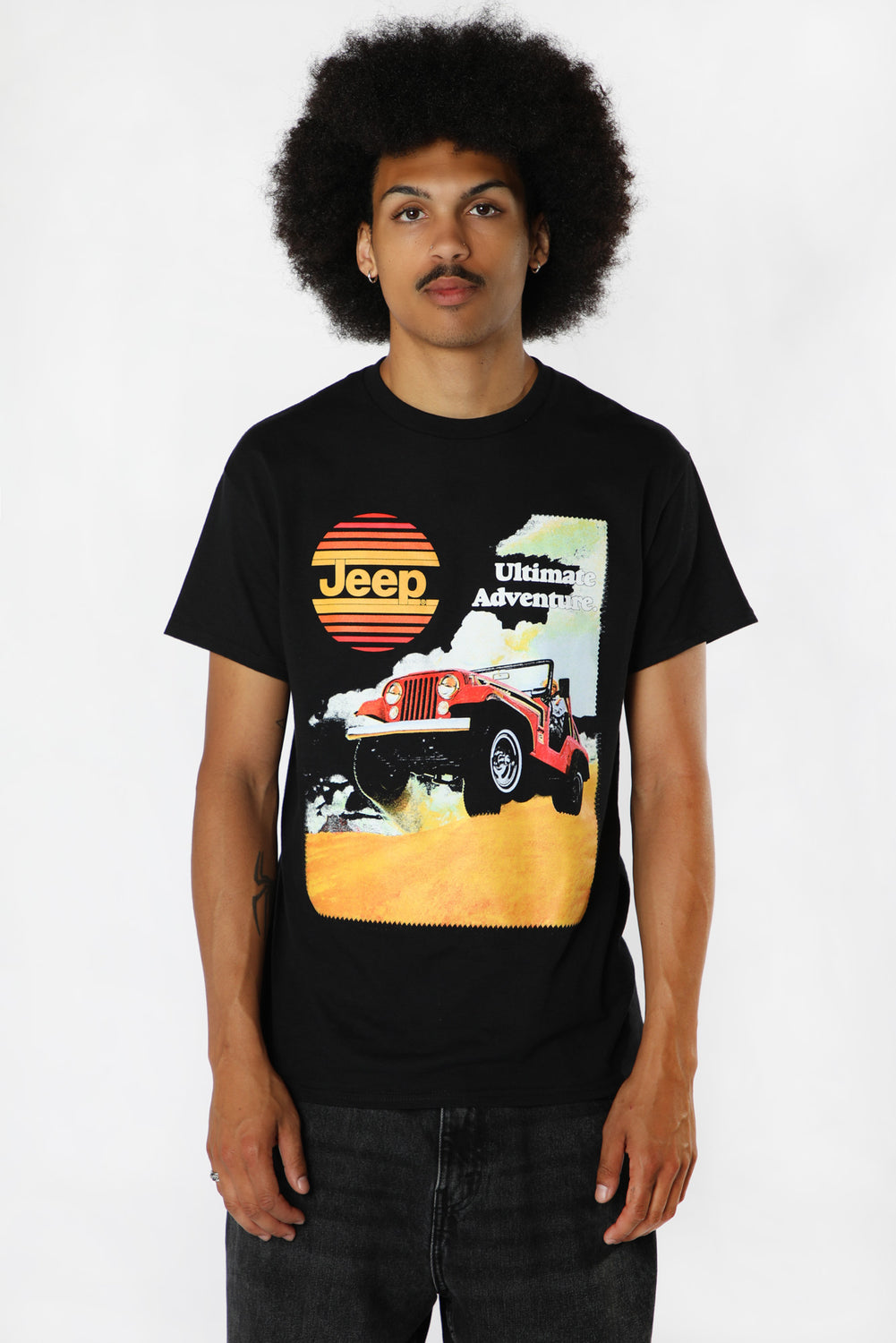 T-Shirt Imprimé Ultimate Adventure Jeep Homme Noir