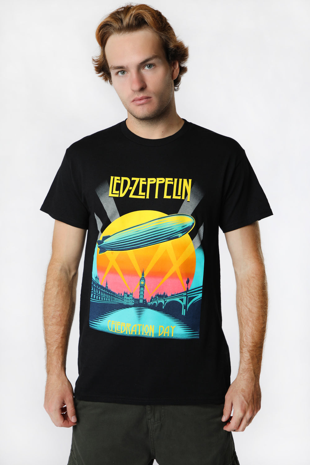 T-Shirt Imprimé Led Zeppelin Homme T-Shirt Imprimé Led Zeppelin Homme