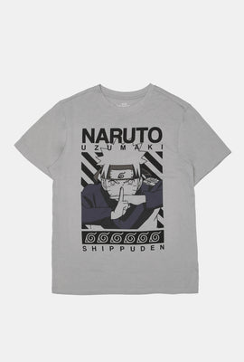 T-Shirt Imprimé Uzumaki Naruto Homme