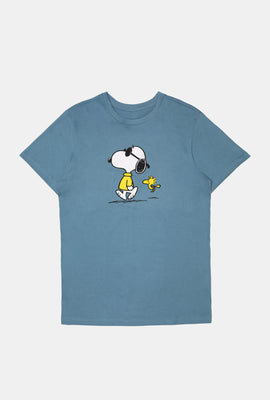 T-Shirt Imprimé Peanuts Snoopy Homme