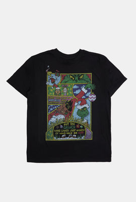 T-shirt imprimé bande dessinée The Grinch homme