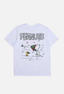 T-shirt imprimé Noël de Snoopy Peanuts homme