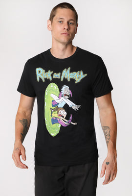 T-Shirt Imprimé Rick And Morty Homme