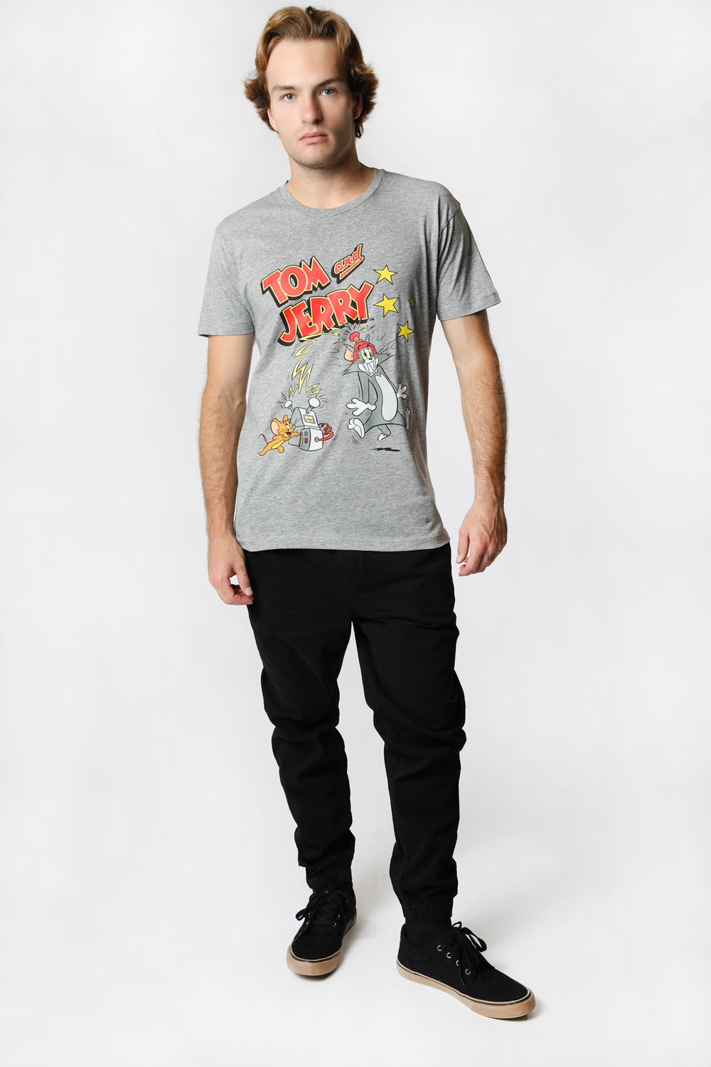 T-Shirt Imprimé Tom et Jerry Homme T-Shirt Imprimé Tom et Jerry Homme