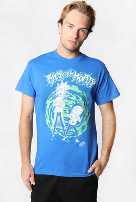 T-Shirt Imprimé Portal Rick et Morty Homme