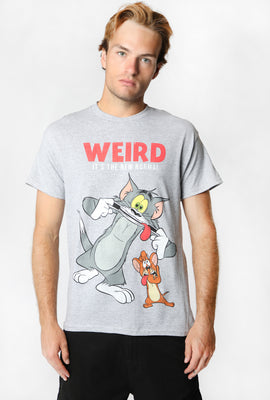 Mens Tom And Jerry Weird T-Shirt