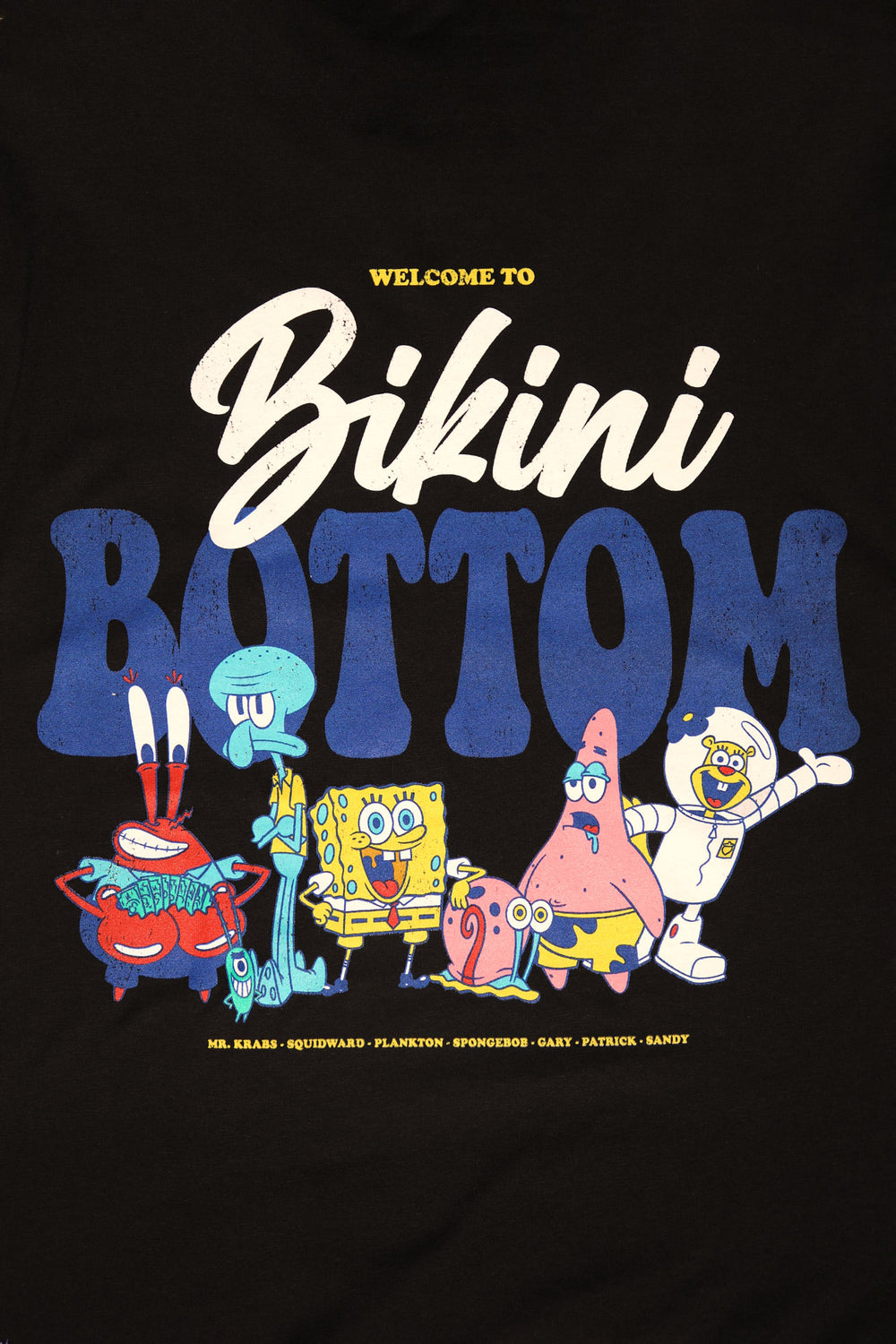 T-shirt imprimé Bikini Bottom Bob l'Éponge homme T-shirt imprimé Bikini Bottom Bob l'Éponge homme