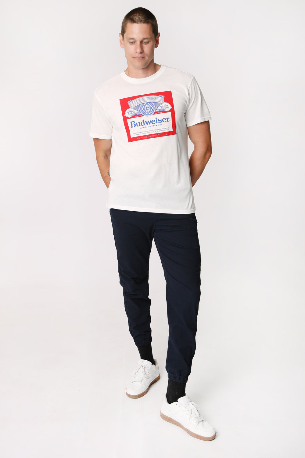 T-Shirt Imprimé Budweiser Homme T-Shirt Imprimé Budweiser Homme