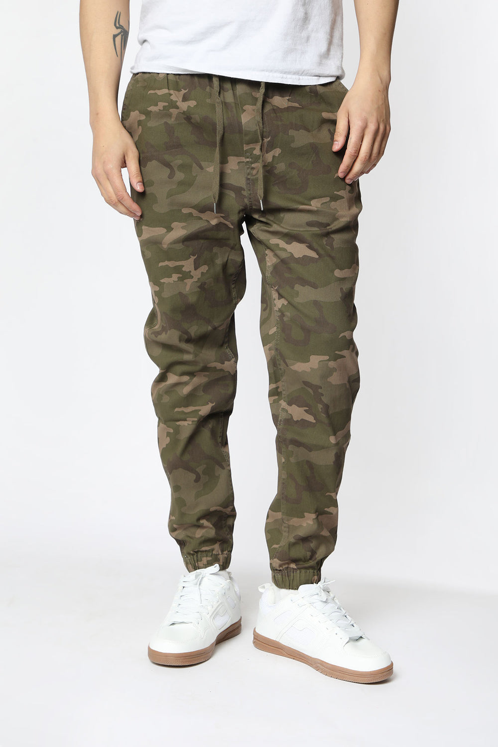 Jogger Camouflage En Coton West49 Homme Camoufle