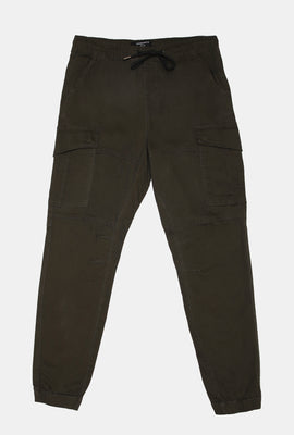 Arsenic Mens Twill Cargo Jogger