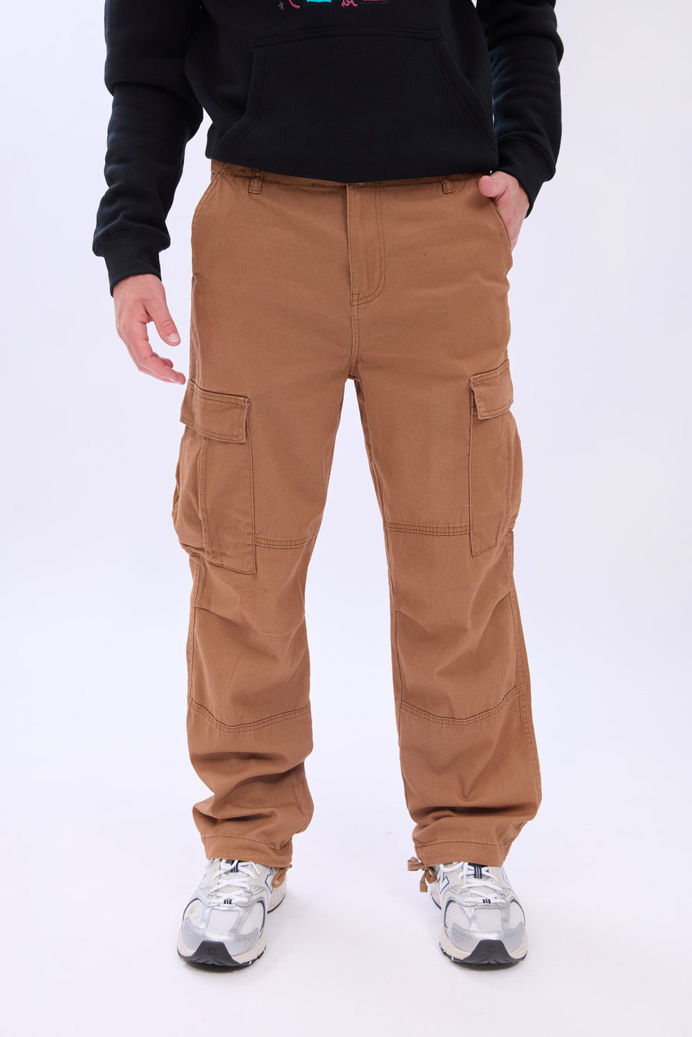 Pantalon cargo en sergé Arsenic homme Pantalon cargo en sergé Arsenic homme