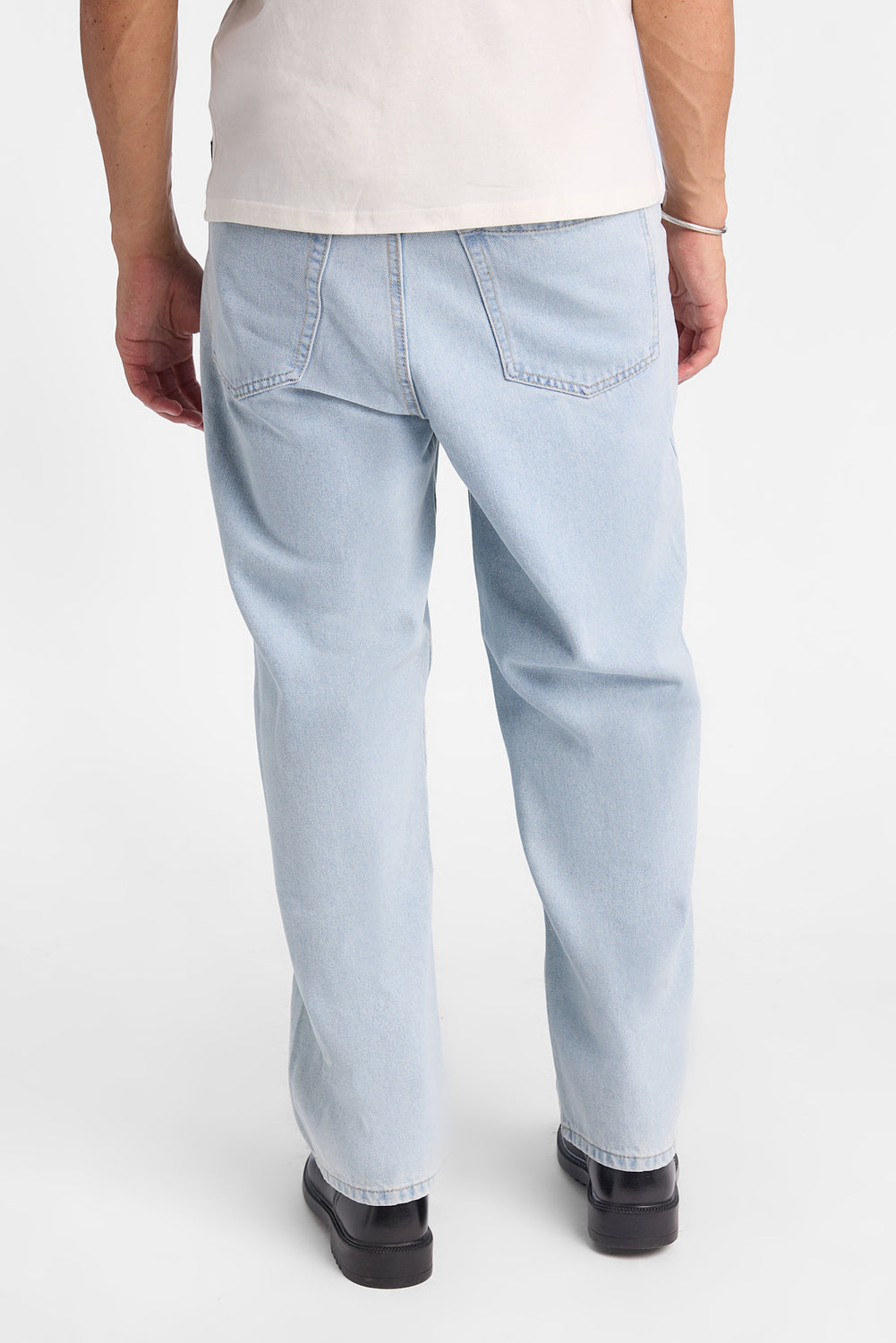 Jean ample délavé léger homme Jean ample délavé léger homme