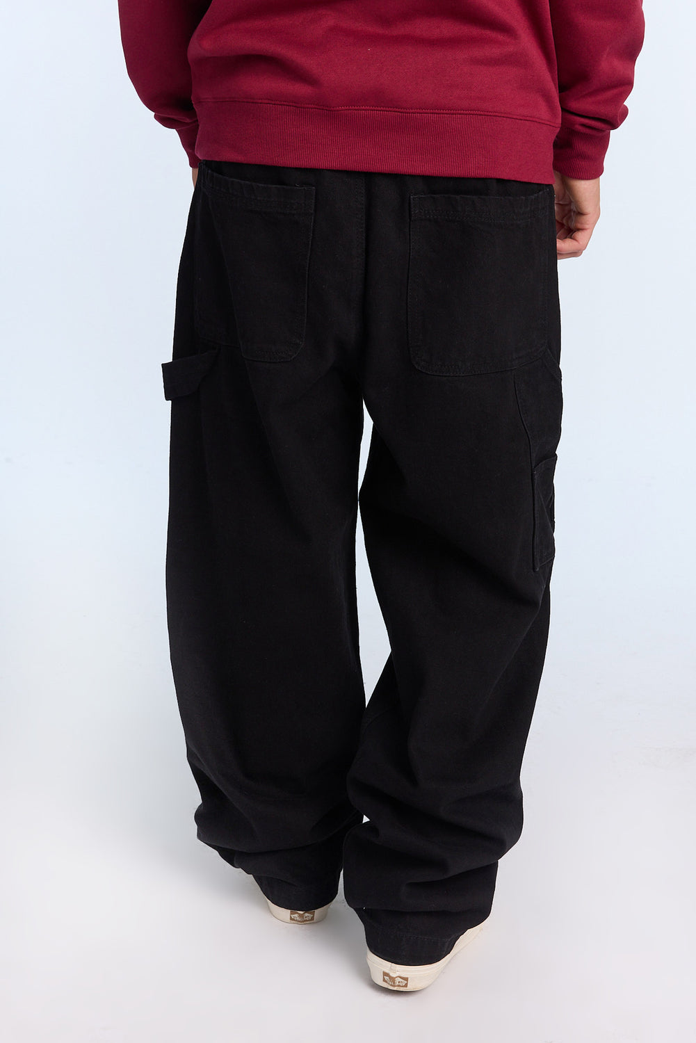 Mens Cut & Sew Black Carpenter Jeans Mens Cut & Sew Black Carpenter Jeans