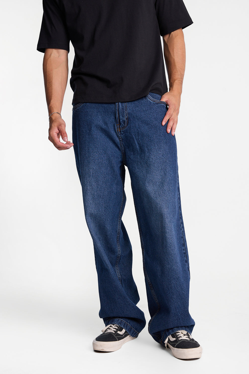 Dragon Embroidered Skater Jeans Dragon Embroidered Skater Jeans