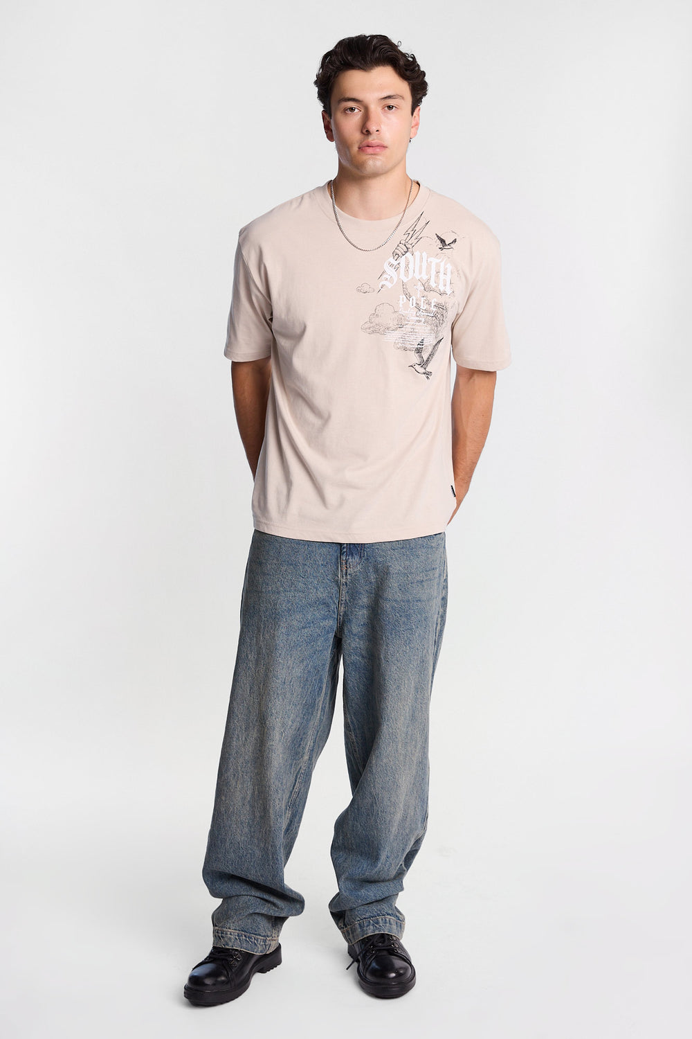 Spider Embroidered Skater Jeans Spider Embroidered Skater Jeans