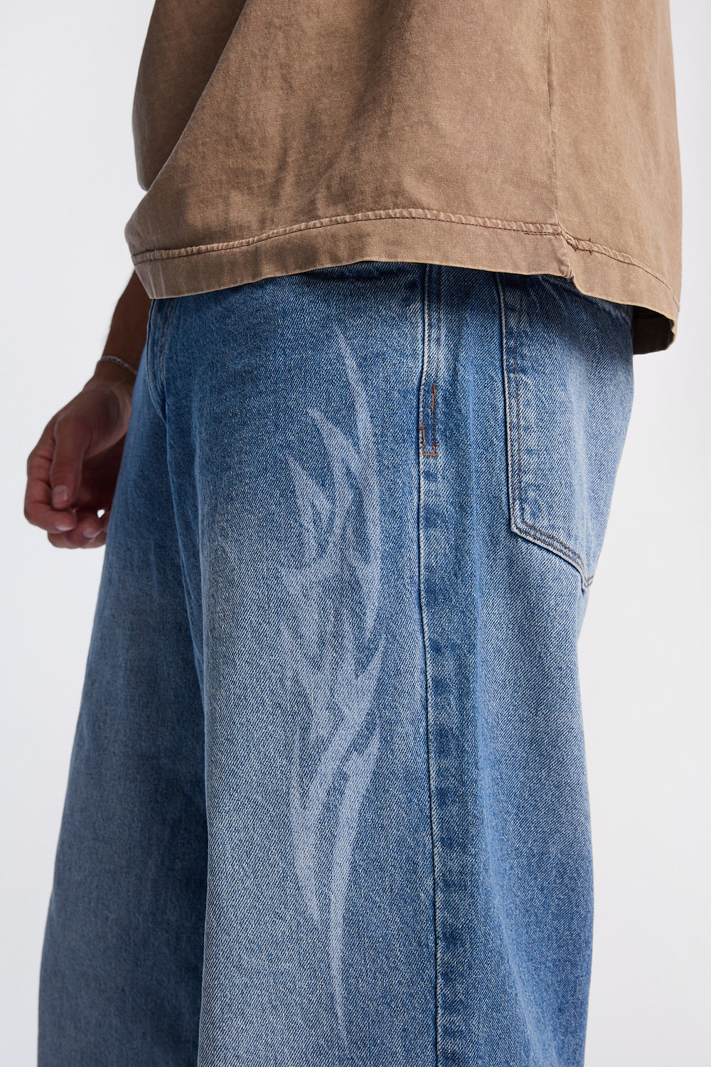Laser Print Skater Jeans Laser Print Skater Jeans
