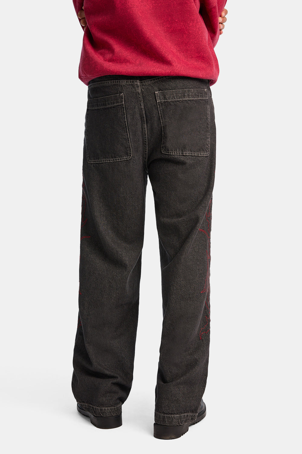 Ultra-Baggy Embroidered Jeans Ultra-Baggy Embroidered Jeans