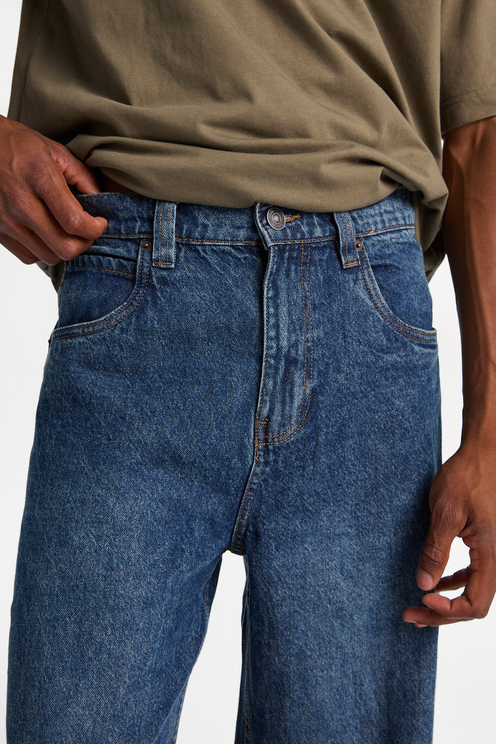 Jean ultra ample brodé Jean ultra ample brodé