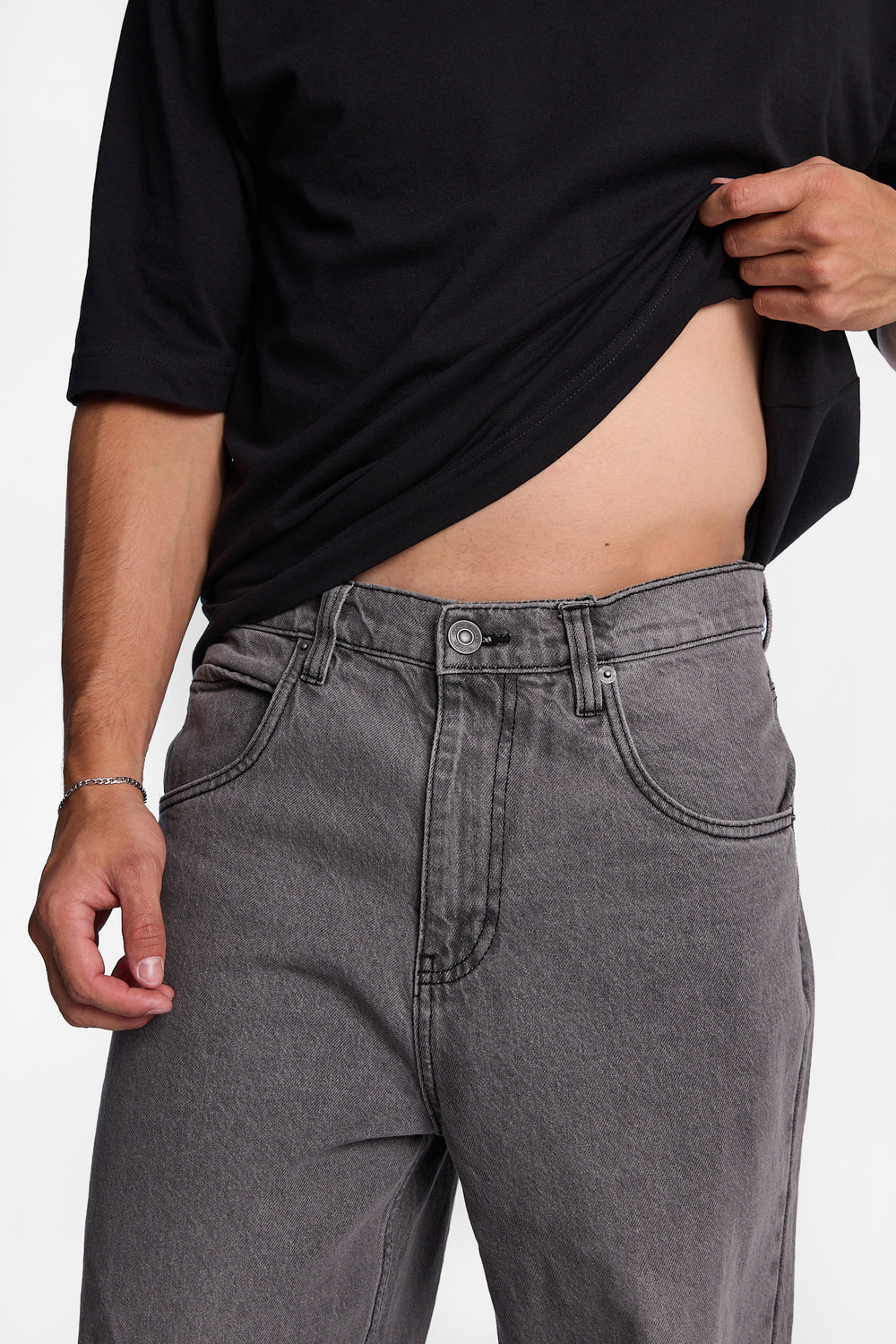 Cobra Embroidered Ultra-Baggy Jeans Cobra Embroidered Ultra-Baggy Jeans