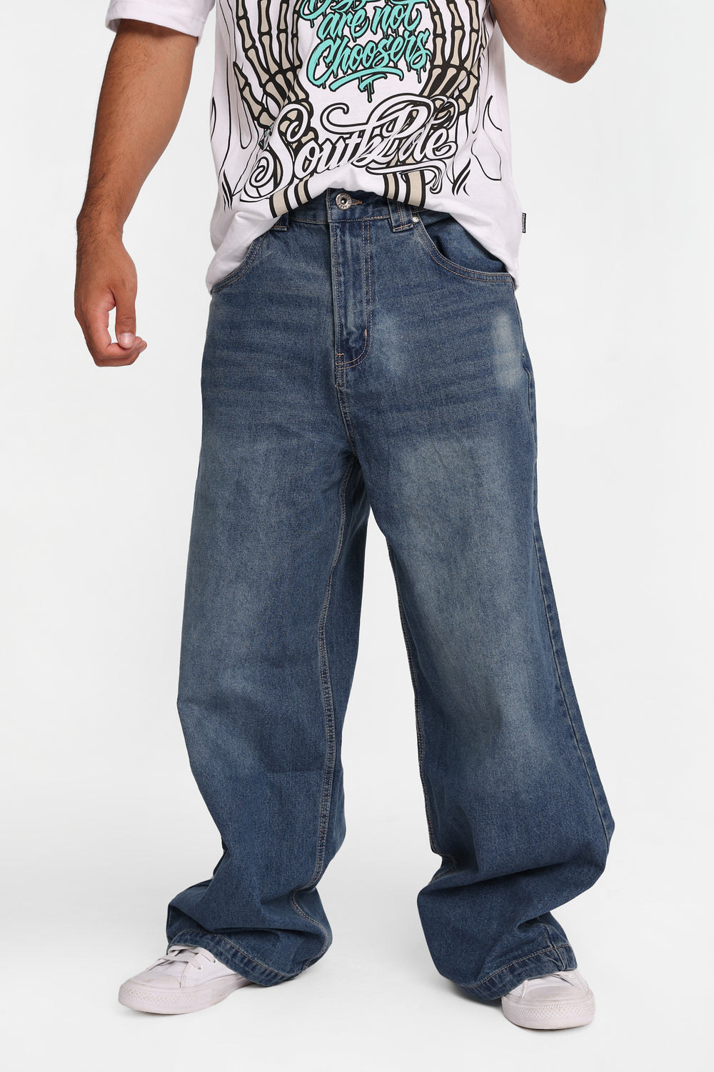 Jean ultra ample brodé Arsenic Jean ultra ample brodé Arsenic