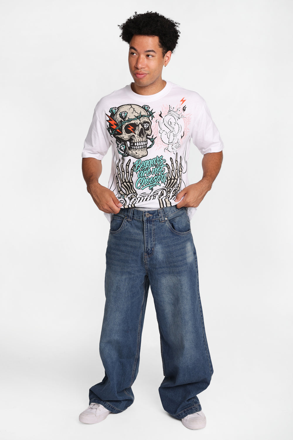 Arsenic Big Baggy Embroidered Jeans Arsenic Big Baggy Embroidered Jeans