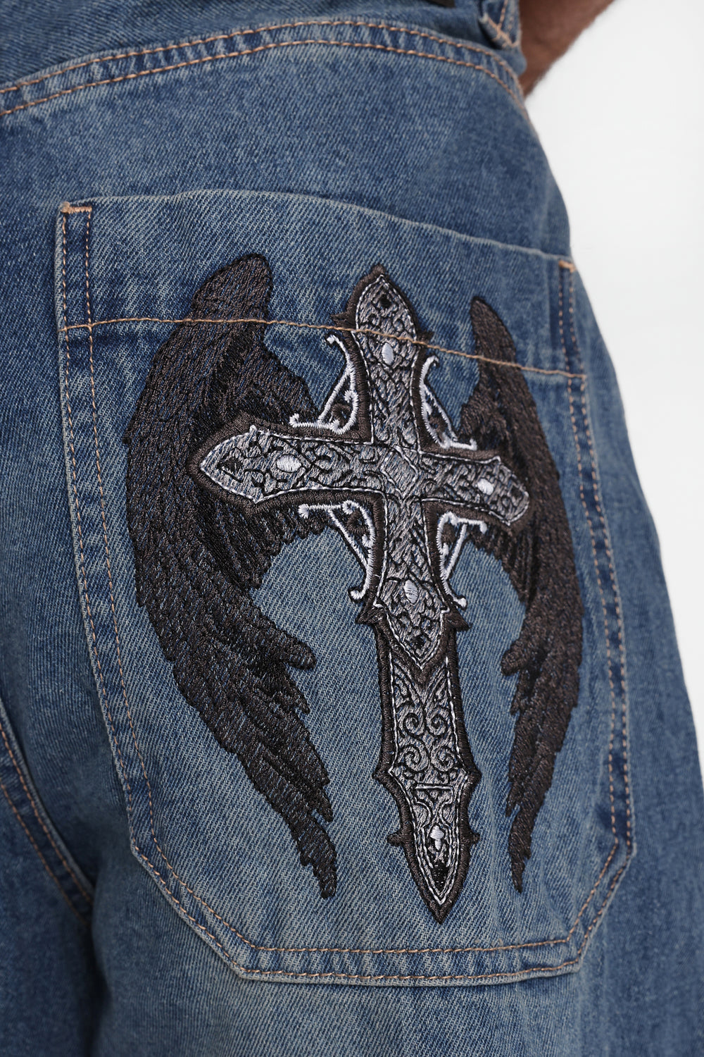 Jean ultra ample brodé Arsenic Jean ultra ample brodé Arsenic