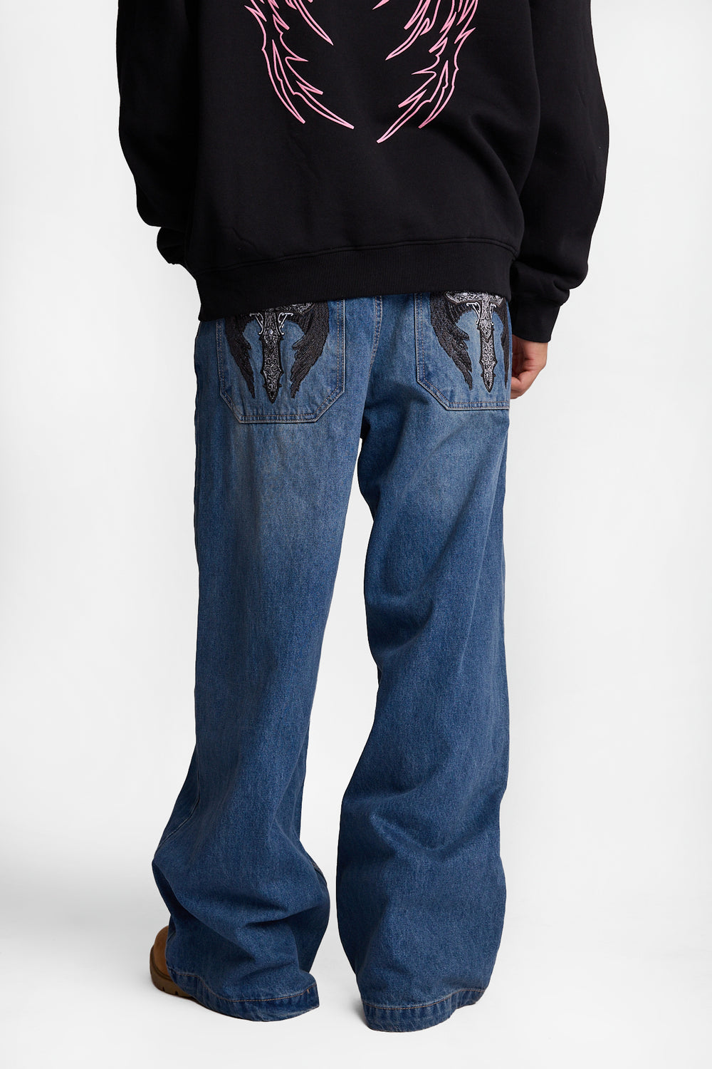 Jean ultra ample brodé Arsenic Jean ultra ample brodé Arsenic