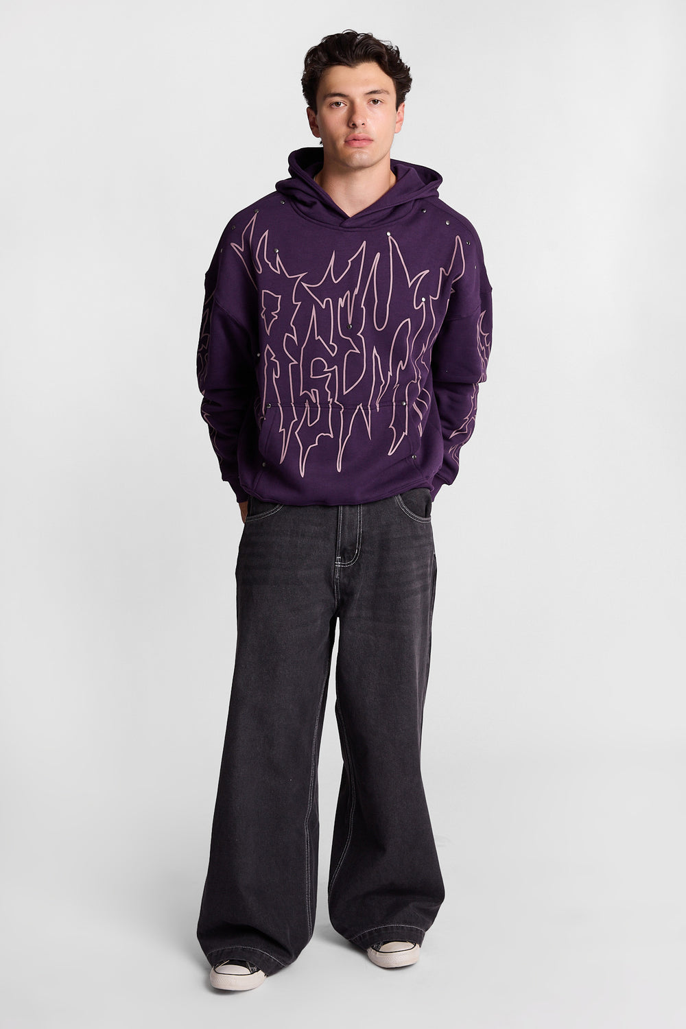 Big Baggy Laser Print Jeans Big Baggy Laser Print Jeans