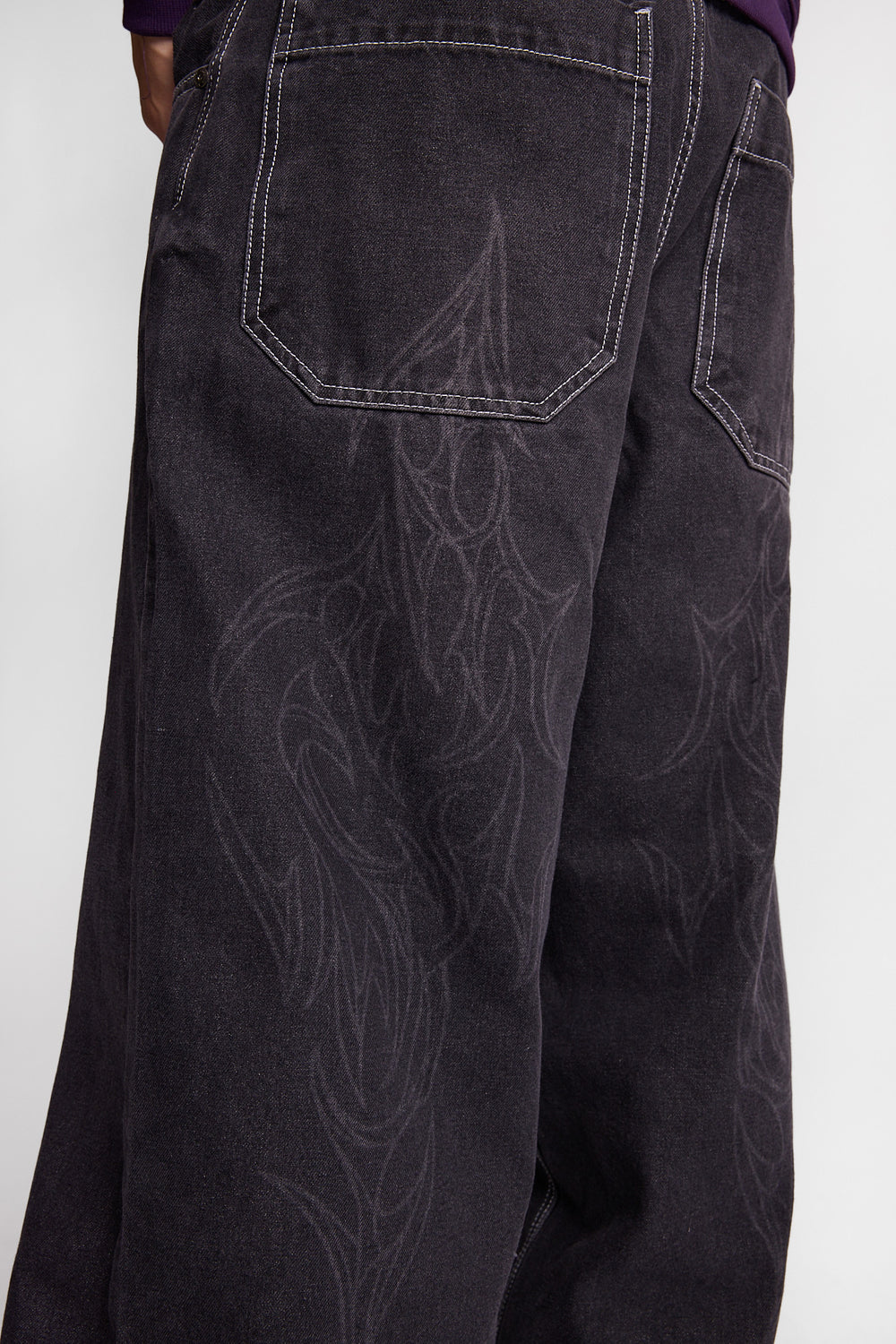 Big Baggy Laser Print Jeans Big Baggy Laser Print Jeans