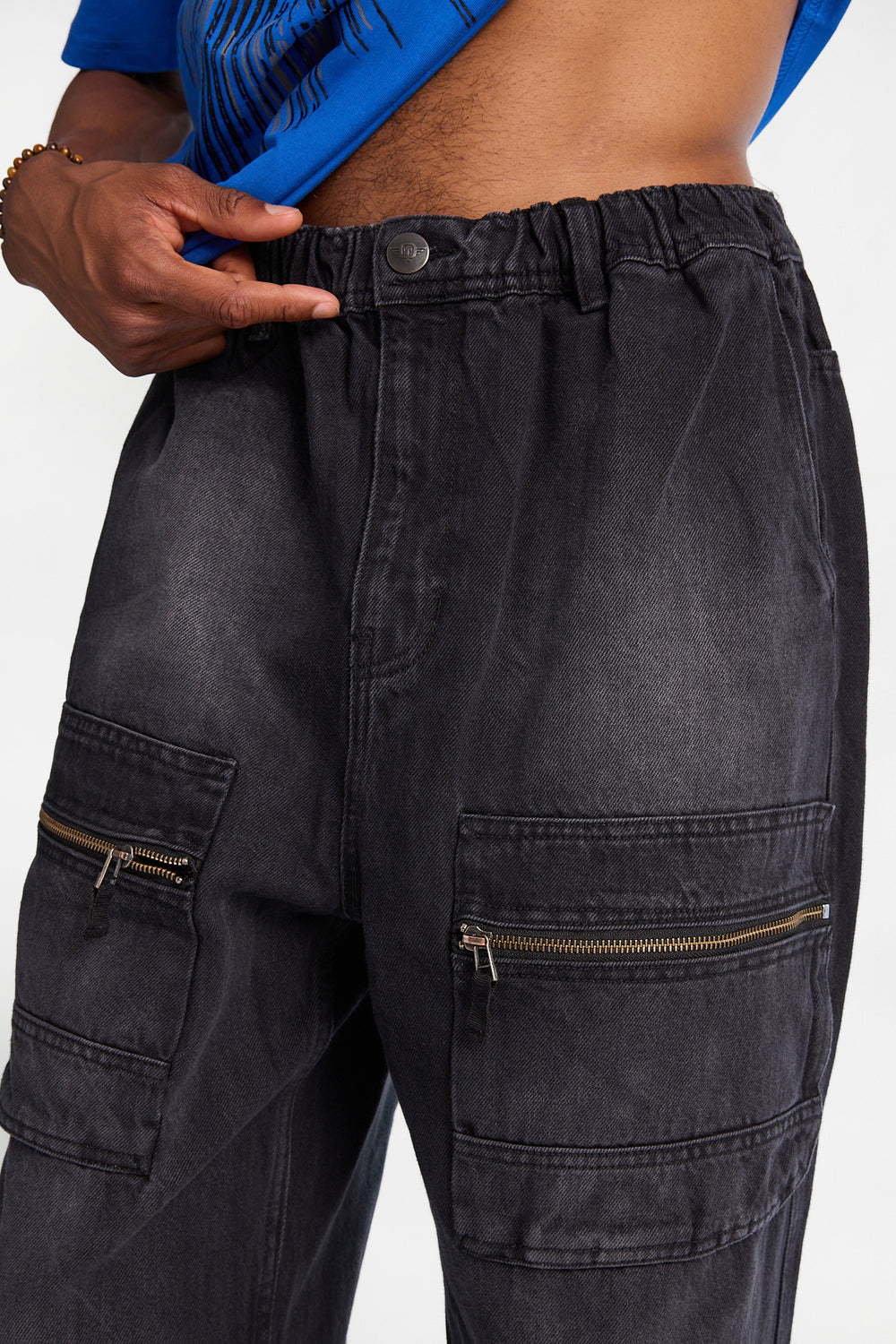 Jean cargo brodé Tapout Jean cargo brodé Tapout