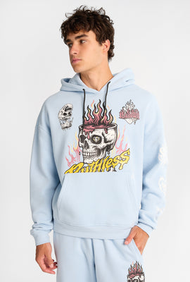 Southpole Ruthless Skull Graphic Hoodie