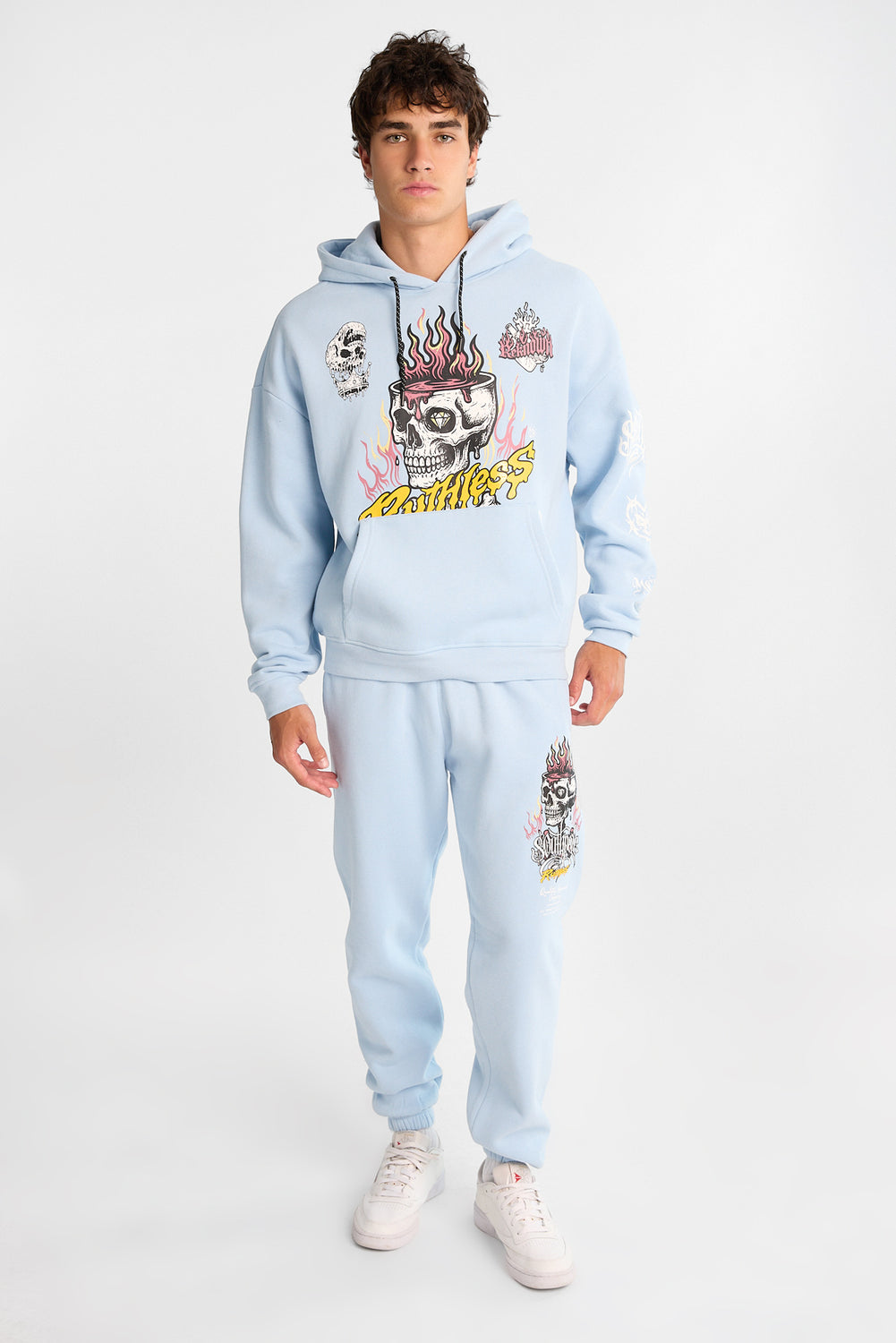 Southpole Ruthless Skull Graphic Hoodie Southpole Ruthless Skull Graphic Hoodie