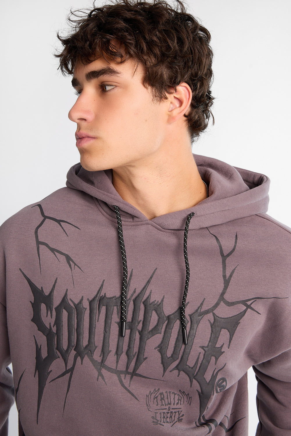 Southpole Gothic Puff Graphic Hoodie Southpole Gothic Puff Graphic Hoodie