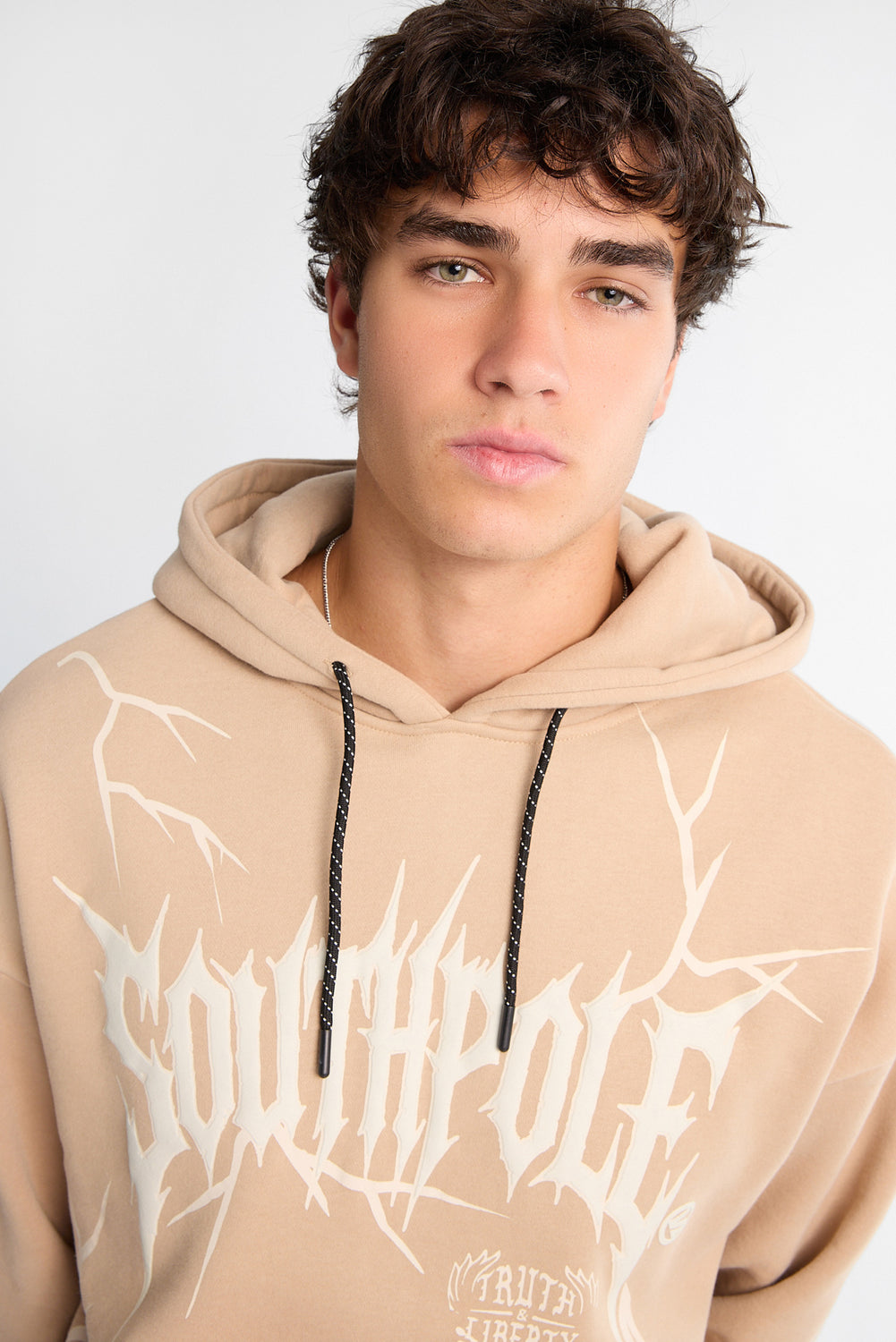 Southpole Gothic Puff Graphic Hoodie Southpole Gothic Puff Graphic Hoodie
