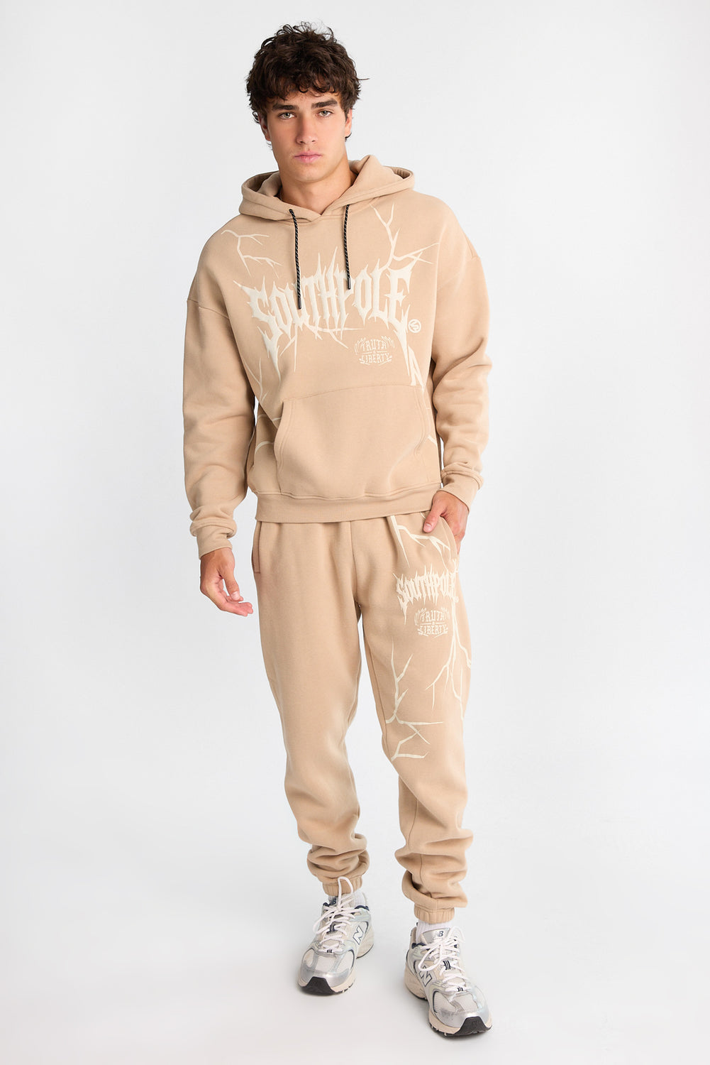 Southpole Gothic Puff Graphic Hoodie Southpole Gothic Puff Graphic Hoodie