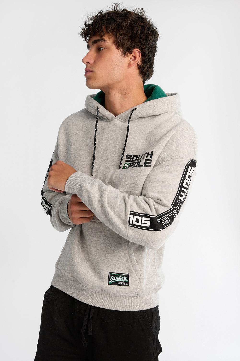 Southpole Legacy Tape Graphic Hoodie Southpole Legacy Tape Graphic Hoodie